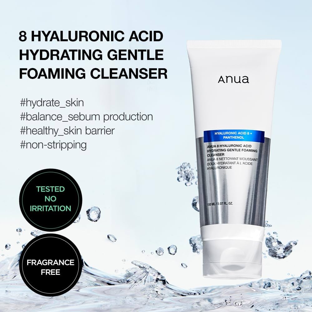 Anua - 8 Hyaluronic Acid Moisturizing Gentle Gel Cleanser