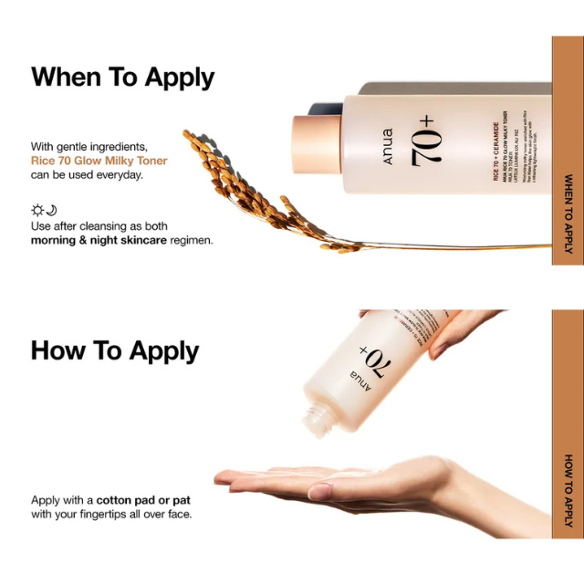Anua - Rice 70 Glow Milky Toner