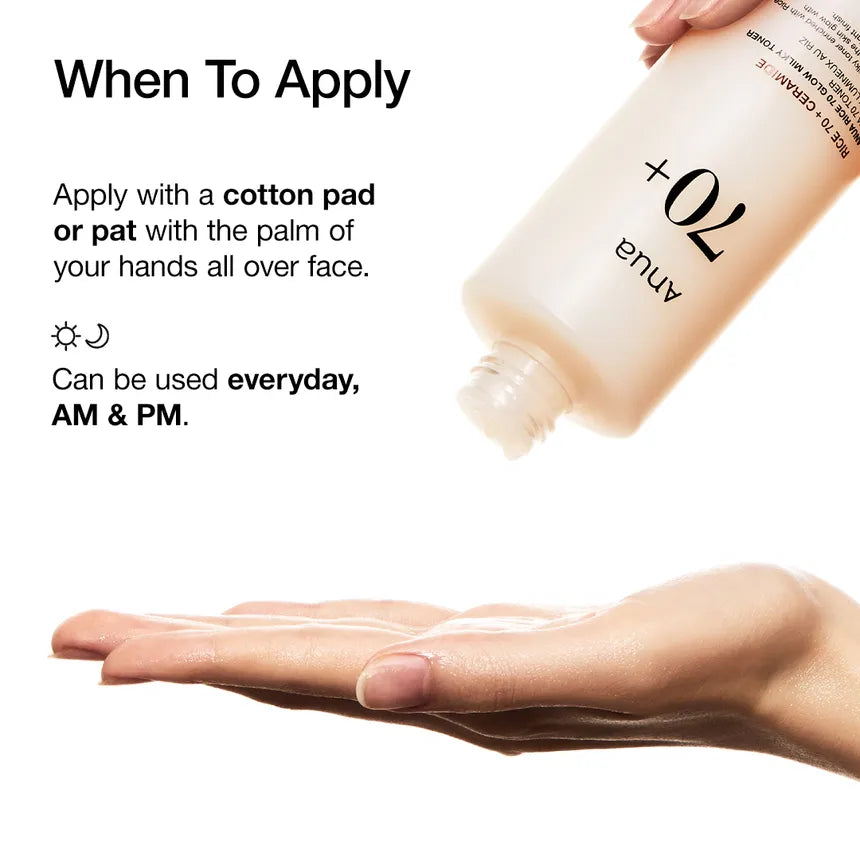Anua - Rice 70 Glow Milky Toner Mini
