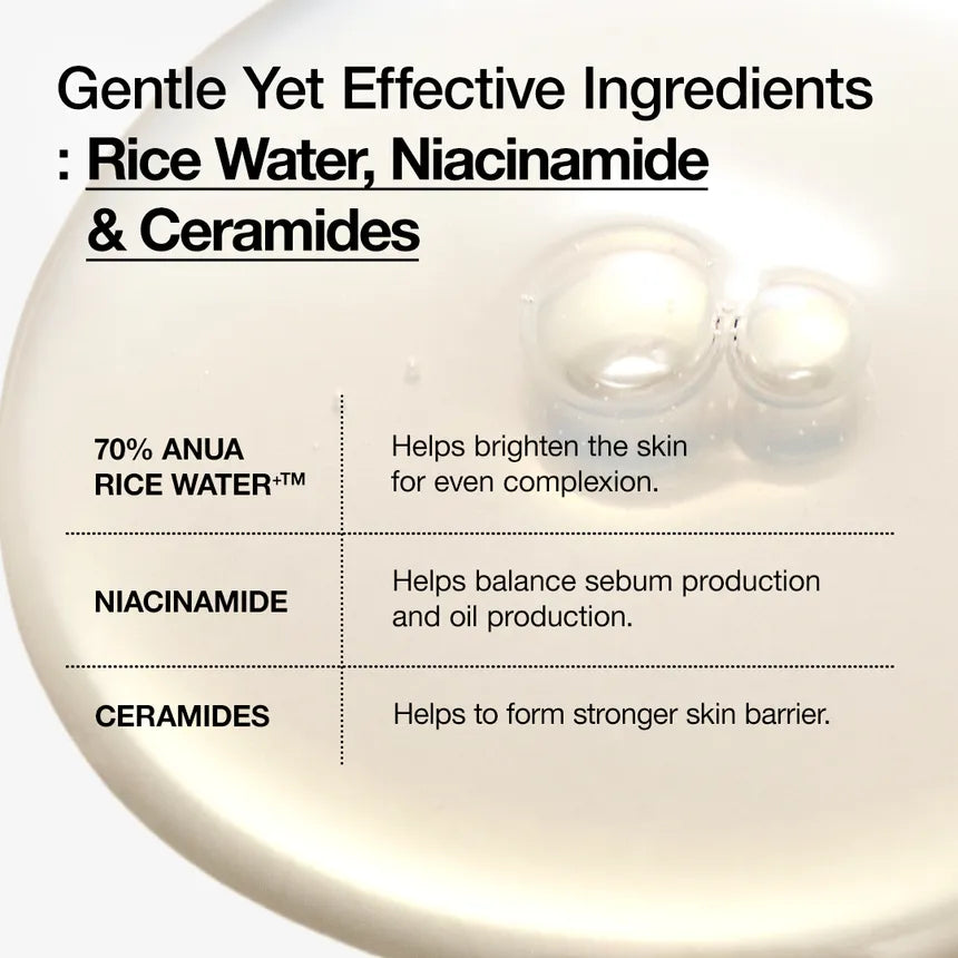 Anua - Rice 70 Glow Milky Toner Mini