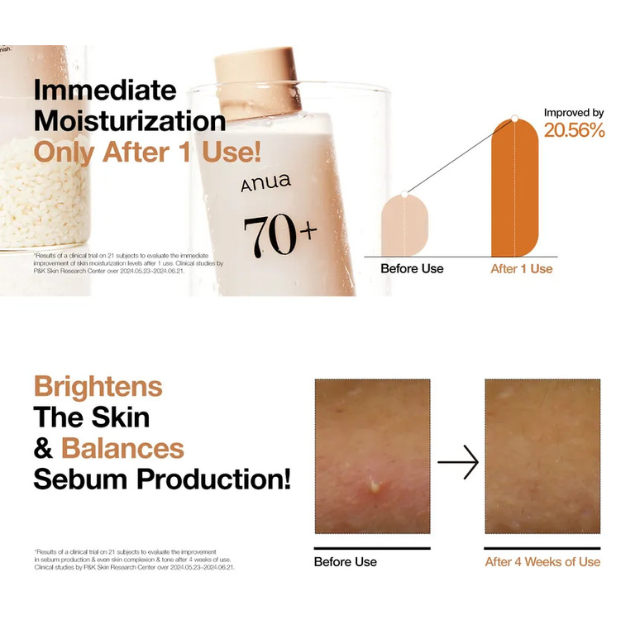 Anua - Rice 70 Glow Milky Toner