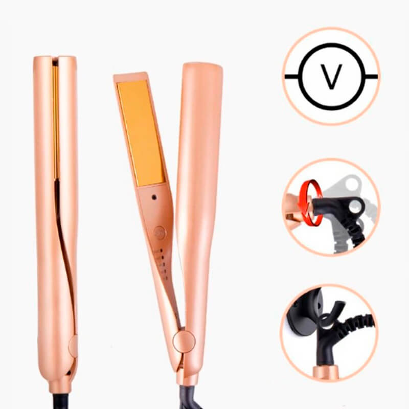 WaveLuxe Pro – One device. Straight. Curled. Perfectly styled.