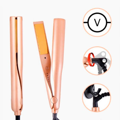 WaveLuxe Pro – One device. Straight. Curled. Perfectly styled.