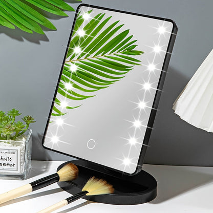 Luméra Makeup Mirror | 16 LED, Dimmable | USB & Battery Powered | Compact & Portable
