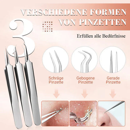 Blackhead Remover Set PureSkinX | Precise & Hygienic | Stainless Steel Tools for Clear Skin