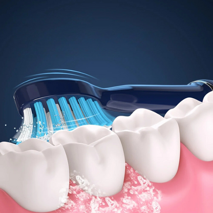 Sonic Toothbrush Dentexa Pulse | 30,000 Vibrations | 3 Cleaning Modes & 2-Minute Timer | Includes 7 Brush Heads | 30-Day Battery Life