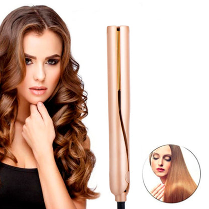 WaveLuxe Pro – One device. Straight. Curled. Perfectly styled.