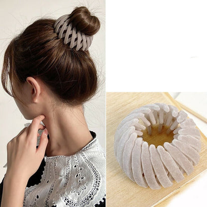 Elegantra Hair Clip | Effortless Bun in Seconds | Gentle & Versatile | For All Hair Types