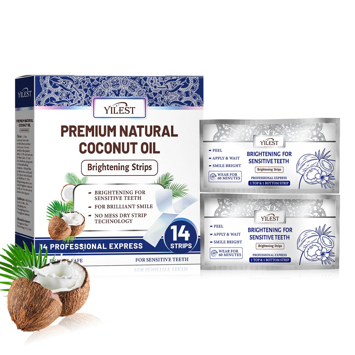 Coconut Whitening Strips (7-day treatment)