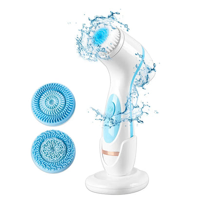 VisoPure 3-in-1 Facial Cleanser | Sonic Technology | Deep Cleansing & Massage | Rechargeable & Waterproof