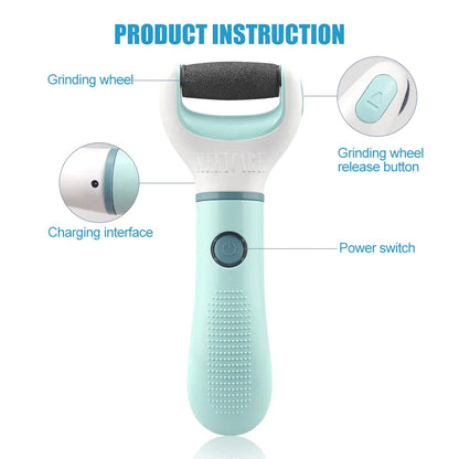 Pedivance Electric Callus Remover with USB Charging | For Gentle Foot Care & Pedicure | Removes Dry, Cracked & Callused Skin – 1200 mAh