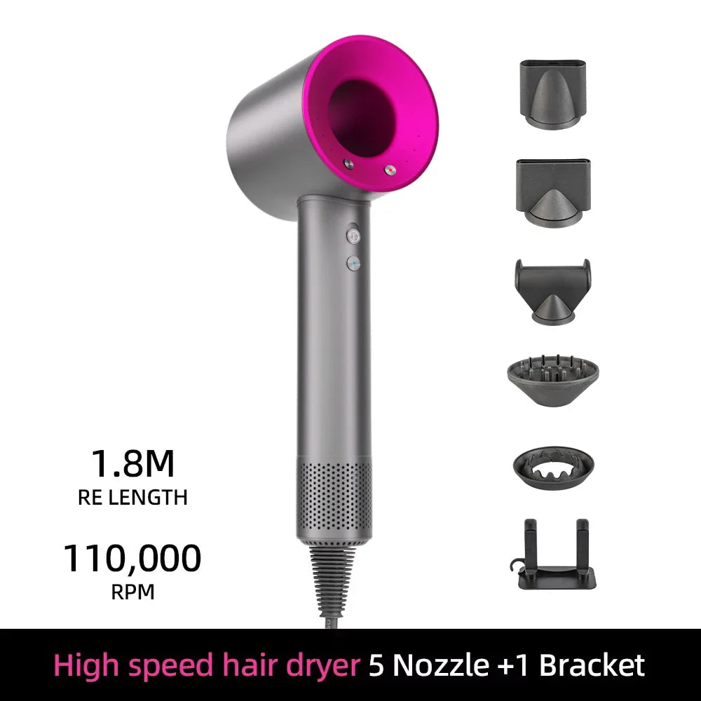 Ionic hair dryer | 200 million negative ions | Smart temperature control | 110,000 rpm