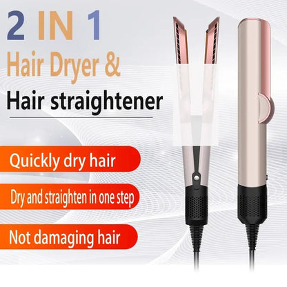 AeroSilk 2-in-1 Hair Straightener & Hair Dryer | Professional Styling Tool with Ion Technology | Smooth & Long-Lasting Finish