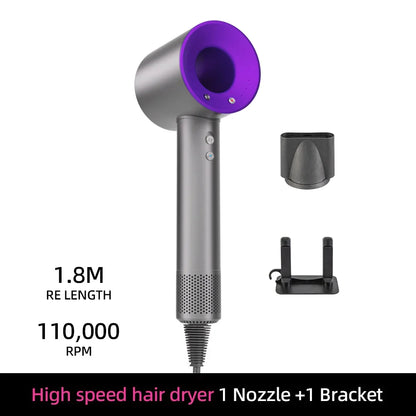 Ionic hair dryer | 200 million negative ions | Smart temperature control | 110,000 rpm