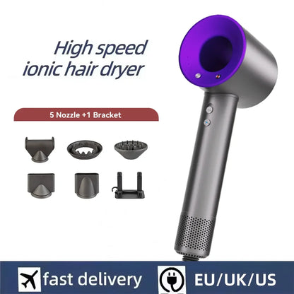 Ionic hair dryer | 200 million negative ions | Smart temperature control | 110,000 rpm