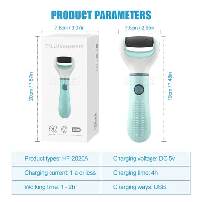 Pedivance Electric Callus Remover with USB Charging | For Gentle Foot Care & Pedicure | Removes Dry, Cracked & Callused Skin – 1200 mAh