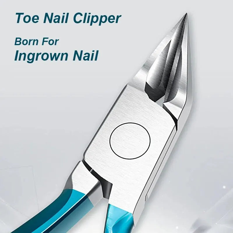 MediVera | Nail Nipper for Ingrown & Thick Toenails | Professional Stainless Steel Nail Clipper | Precision Pliers for Foot Care & Podiatry