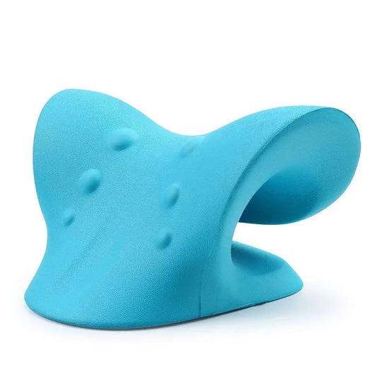 Neck & Shoulder Stretcher SpineLuma | Ergonomic Traction Pillow | Pain Relief & Posture Correction | PU Foam