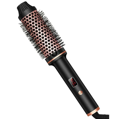 Stylique 3-in-1 Ionic Hair Straightener & Curling Iron | Straightening, Waves, Volume | Anti-Scald Brush