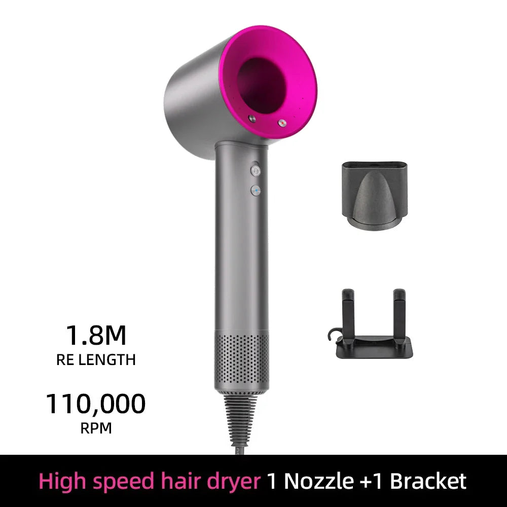 Ionic hair dryer | 200 million negative ions | Smart temperature control | 110,000 rpm