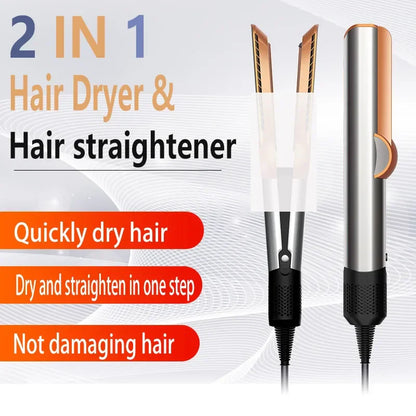 AeroSilk 2-in-1 Hair Straightener & Hair Dryer | Professional Styling Tool with Ion Technology | Smooth & Long-Lasting Finish