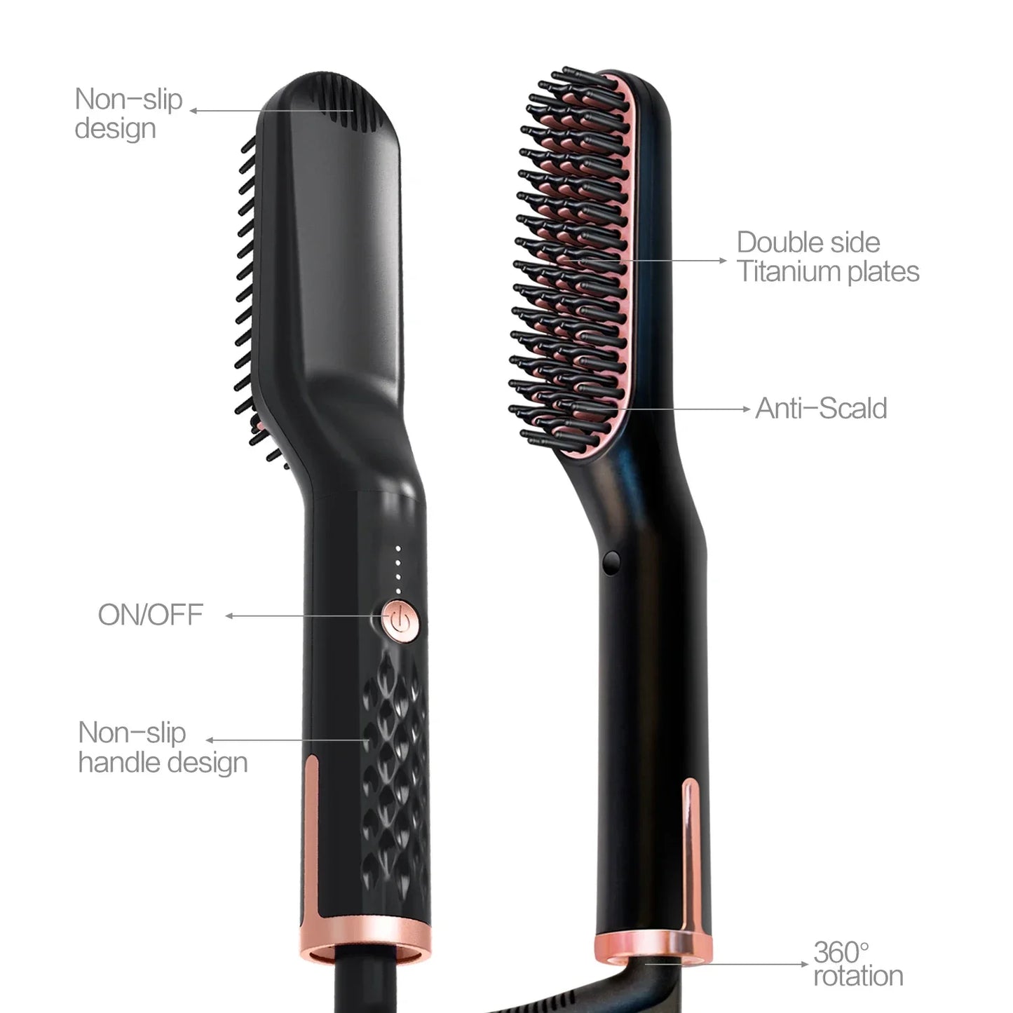 Silvara | Hair Straightener | Tourmaline Ceramic | 35W | 120–200°C | 220V