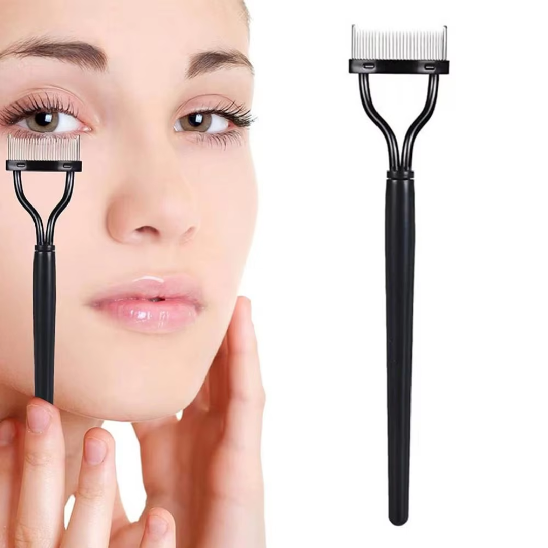 BelleCurve Eyelash Comb & Mascara Brush | Perfect Definition | Clump-Free | With Protective Cap