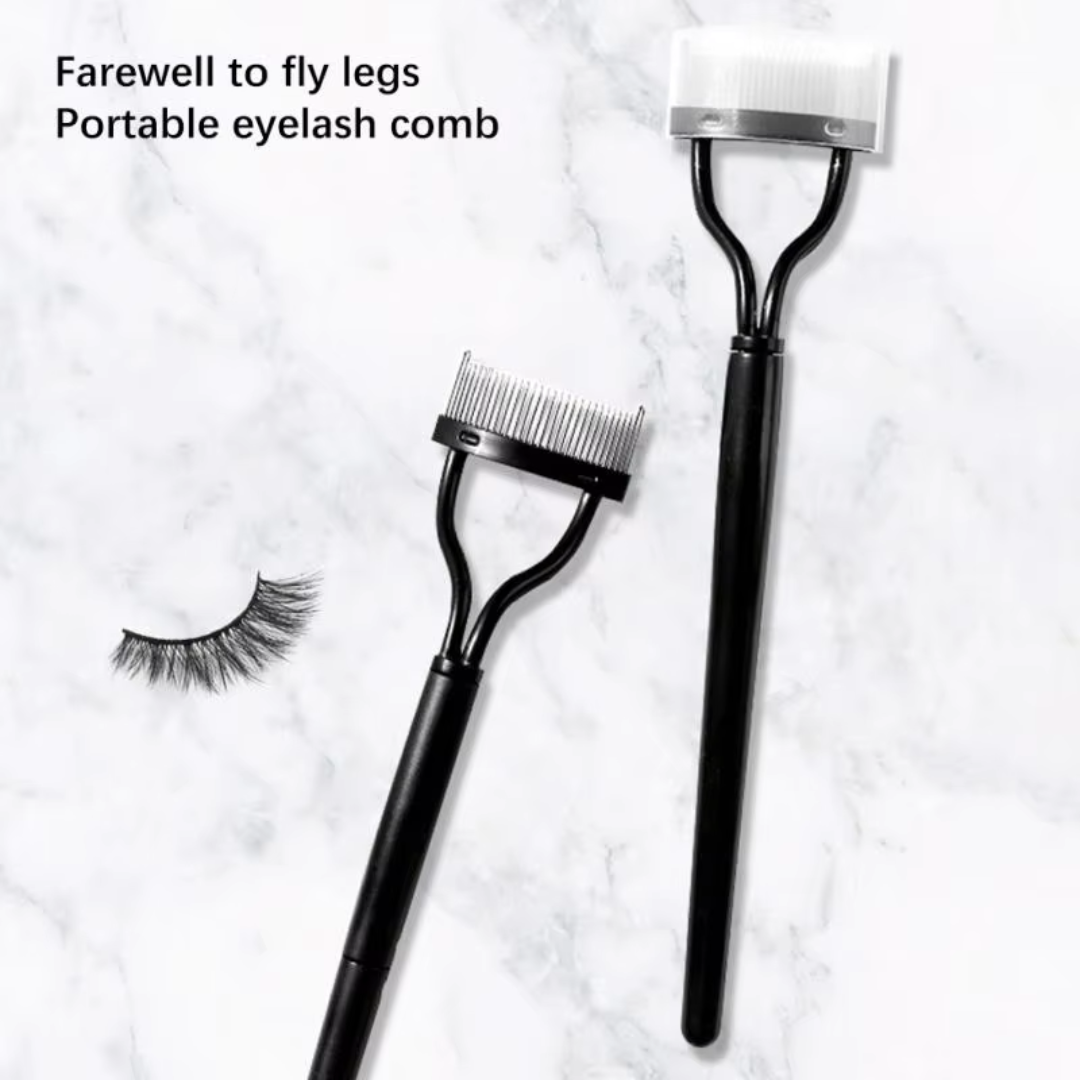 BelleCurve Eyelash Comb & Mascara Brush | Perfect Definition | Clump-Free | With Protective Cap