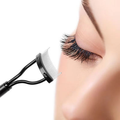 BelleCurve Eyelash Comb & Mascara Brush | Perfect Definition | Clump-Free | With Protective Cap
