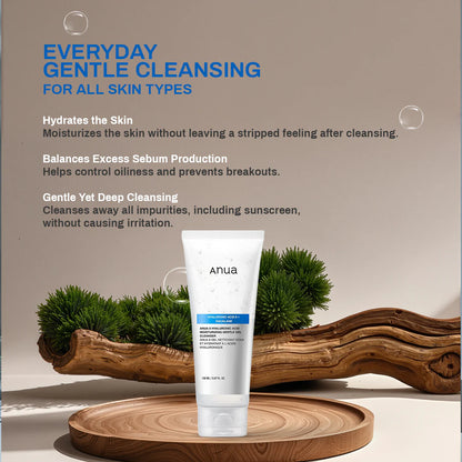 Anua - 8 Hyaluronic Acid Moisturizing Gentle Gel Cleanser