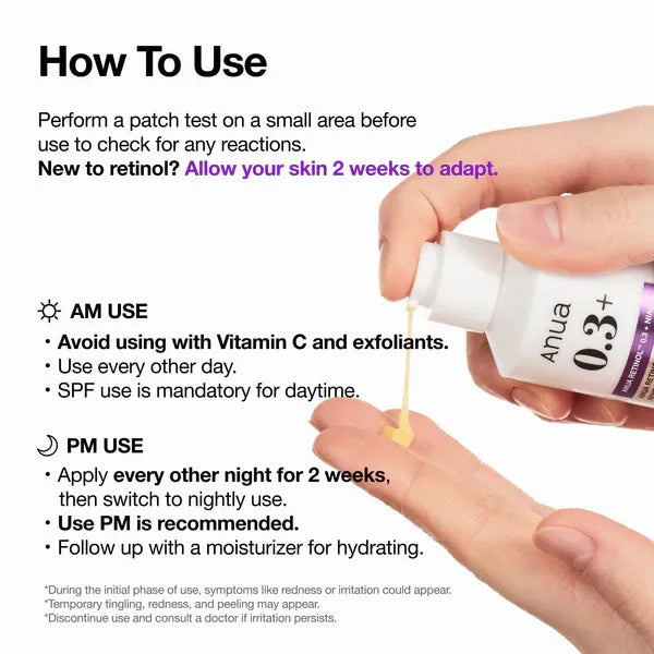 Anua - Retinol 0.3% + Niacin Renewing Serum