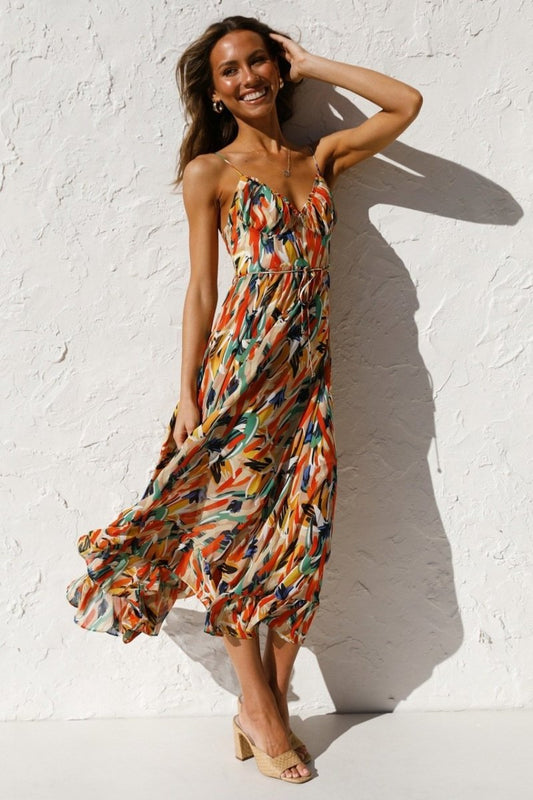 Juniper | Colorful Midi Dress